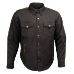Milwaukee Leather Men’s Splitline Molten 2-Tone CE Armored Protective Flannel – Kevlar Reinforced – MPM1672 - Image 17