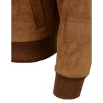 Milwaukee Leather Vintage SFM1818 Men’s Classic Beige Suede Leather Fashion Coat Jacket w/ Front Zipper Closure - Image 6