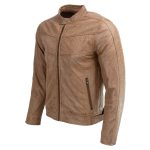 Milwaukee Leather SFM1835 Men’s Saddle ‘Cafe Racer’ Leather Jacket with Snap Button Collar - Image 10