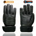 Milwaukee Leather SH233 Men’s Black Leather Warm Lining Gauntlet Motorcycle Hand Gloves W/ Double Strap Cuff Pull-on Closure - Image 8