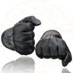 Milwaukee Leather SH234 Men’s Black Thermal Lined Leather Motorcycle Gloves w/ Cinch Wrist Closure - Image 7
