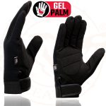 Milwaukee Leather SH44612 Men’s Black Textile Mesh Gel Palm Motorcycle Mechanics Hand Gloves W/ Amara Cloth Bottom - Image 7