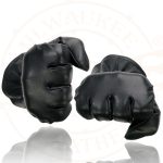 Milwaukee Leather SH734 Men’s Black Thermal Lined Leather Motorcycle Gloves w/ Cinch Wrist Closure - Image 7