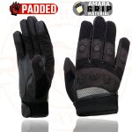 Milwaukee Leather SH76101 Men’s Black and Grey Textile Mesh Motorcycle Mechanics Hand Gloves W/ Amara Cloth Bottom - Image 8
