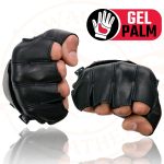 Milwaukee Leather SH850 Men’s Black Premium Deer Skin Leather Gel Padded Palm Fingerless Motorcycle Gloves - Image 7