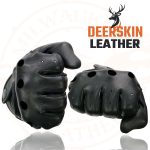 Milwaukee Leather SH869 Men’s Black Deerskin Leather Unlined Professional Driving Gloves - Image 9