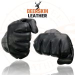 Milwaukee Leather SH887 Men’s USA Deerskin Black Leather Unlined Lightweight Motorcycle Riders Gloves - Image 2