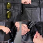 Hot Leathers VSM1052 Men’s Black Patriotic Conceal and Carry Leather Vest - Image 11