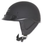 Zox ST-225B ‘Alto Custom’ Matte Black Motorcycle Half Helmet