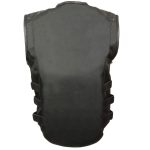 Milwaukee Leather MPM3300 Men’s Black Zipper Front Assault Textile Vest - Image 2
