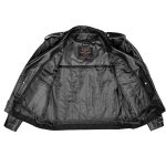 Milwaukee Leather Men’s Live to Ride Classic Black Premium Leather CE Armored Motorcycle Jacket – Side Lace – LKM1706 - Image 12