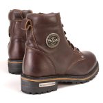 Milwaukee Leather Women’s Dark Brown Leather Outdoors Lace-Up Boots for Bikers Casual MBL9308 - Image 8