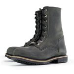 Milwaukee Leather MBM9065 Men’s Antique Black Lace-Up High-Rise Boots - Image 7