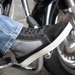 Milwaukee Leather MBM9112 Men’s Black Suede with Grey Canvas Reinforced Casual Street Riding Shoes w/ Ankle Support - Image 7