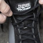 Milwaukee Leather MBM9116 Men’s Black Suede and Grey Canvas Street Riding Shoes with Dual Closure and Ankle Support - Image 9