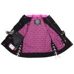 Milwaukee Leather MDL4051 Women’s ‘Skelly’ Black with Pink Motorcycle Denim Vest w/ Skull Embroidery - Image 11