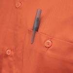 Milwaukee Leather MDM11686 Men’s OrangeButton-Up Heavy-Duty Work Shirt – Classic Mechanic Shirt w/ Pockets - Image 9