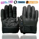 Milwaukee Leather MG7502 Men’s Black Leather Gel Palm Motorcycle Gloves w/ i-Touch and Cool-Tec Technology - Image 10