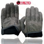 Milwaukee Leather MG7511 Men’s Grey Leather Gel Padded Palm Short Wrist Motorcycle Hand Gloves W/ ‘Full Panel Cover’ - Image 8