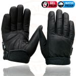 Milwaukee Leather MG7522 Men’s Black Leather Waterproof Cruiser Motorcycle Hand Gloves W/ Gel Padded Palm - Image 8