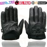 Milwaukee Leather MG7571 Men’s Black ‘Col-Tec’ Leather ‘Reflective Skull’ Motorcycle Hand Gloves W/ Gel Padded Palm - Image 10
