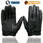 Milwaukee Leather MG7745 Women’s Black Deerskin Laced Wrist Motorcycle Gloves w/ Gel Palm and i-Touch Screen - Image 9