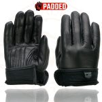 Milwaukee Leather MG7760 Women’s Black Leather Gel Palm Lightweight Motorcycle Hand Gloves W/ Stylish ‘Wrist Detailing’ - Image 8