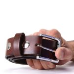 Milwaukee Leather MP7118 Men’s Brown Premium Leather 1.5 Inch Wide Belt with Interchangeable Buckle - Image 8