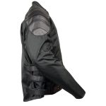 Milwaukee Leather MPM1755 Men’s ‘Assault Style’ Black Leather and Textile M/C Jacket - Image 10