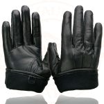 Milwaukee Leather SH234 Men’s Black Thermal Lined Leather Motorcycle Gloves w/ Cinch Wrist Closure - Image 8