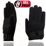 Milwaukee Leather SH44612 Men’s Black Textile Mesh Gel Palm Motorcycle Mechanics Hand Gloves W/ Amara Cloth Bottom - Image 8