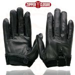 Milwaukee Leather SH722 Women’s Black Unlined Leather Lightweight Motorcycle Hand Gloves W/ Wrist Zipper Closure - Image 9