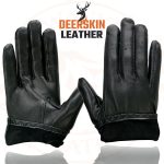 Milwaukee Leather SH887 Men’s USA Deerskin Black Leather Unlined Lightweight Motorcycle Riders Gloves - Image 8
