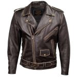Milwaukee Leather Men’s Live to Ride Classic Retro Brown Premium Leather CE Armored Motorcycle Jacket – Side Lace – LKM1707 - Image 17