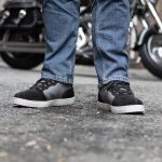 Milwaukee Leather MBM9116 Men’s Black Suede and Grey Canvas Street Riding Shoes with Dual Closure and Ankle Support - Image 10