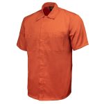 Milwaukee Leather MDM11686 Men’s OrangeButton-Up Heavy-Duty Work Shirt – Classic Mechanic Shirt w/ Pockets - Image 10
