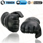 Milwaukee Leather MG7551 Men’s Black Cowhide Leather Gauntlet Motorcycle Hand Gloves W/ i-Touch Screen and Waterproof - Image 10