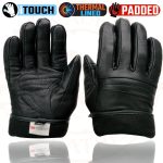 Milwaukee Leather MG7755 Women’s Black Leather ‘I – Touchscreen Compatible’ Thermal Lined Motorcycle Gloves W/ Gel Palm - Image 9