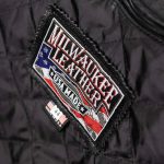 Milwaukee Leather USA MADE MLJKM5003 Men’s Black Echo Premium Leather Motorcycle Jacket with Reflective Piping - Image 12