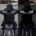 Milwaukee Leather Men’s Bare Bones Black Reflective Skull CE Armored Riding Hoodie, Shoulder & Elbow Armor – MPM1798 - Image 12