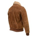 Milwaukee Leather Vintage SFM1818 Men’s Classic Beige Suede Leather Fashion Coat Jacket w/ Front Zipper Closure - Image 8