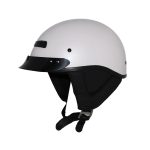 Zox ST-225B ‘Alto Custom’ Pearl White Motorcycle Half Helmet