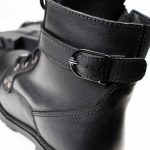 Milwaukee Leather MBL9328 Women’s Black Premium Leather Lace-Up Motorcycle Riding Boots w/ Inside Zipper - Image 8
