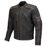 Milwaukee Leather Men’s Matte Black Street CE Armored Motorcycle Vented Jacket – Reflective – LKM17012 - Image 17