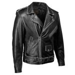 Milwaukee Leather Men’s Live to Ride Classic Black Premium Leather CE Armored Motorcycle Jacket – Side Lace – LKM1706 - Image 18