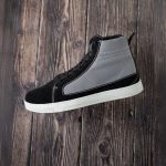 Milwaukee Leather MBM9112 Men’s Black Suede with Grey Canvas Reinforced Casual Street Riding Shoes w/ Ankle Support - Image 9