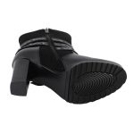 Milwaukee Leather MBL9433 Women’s Black Triple Buckle Strap Fashion Riding Boots with Block Heel - Image 10