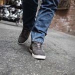Milwaukee Leather MBM9117 Men’s Dark Grey Suede and Grey Canvas Street Riding Shoes w/ Dual Closure/Ankle Support - Image 10