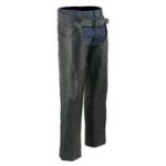 Milwaukee Leather SH1125 Men’s Black Braided Leather Jean Style Chaps - Image 8