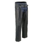 Milwaukee Leather SH1125 Men’s Black Braided Leather Jean Style Chaps - Image 9